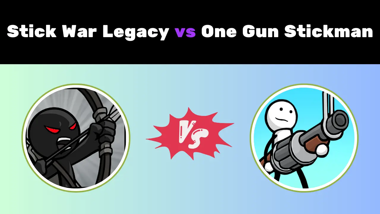 Stick War: Legacy vs One Gun Stickman Review